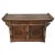 Wood Vintage Chinoiserie Buffet Server with Pagoda Table Top Made of Solid Wood with Asian Style Carvings For Sale - Image 7 of 10