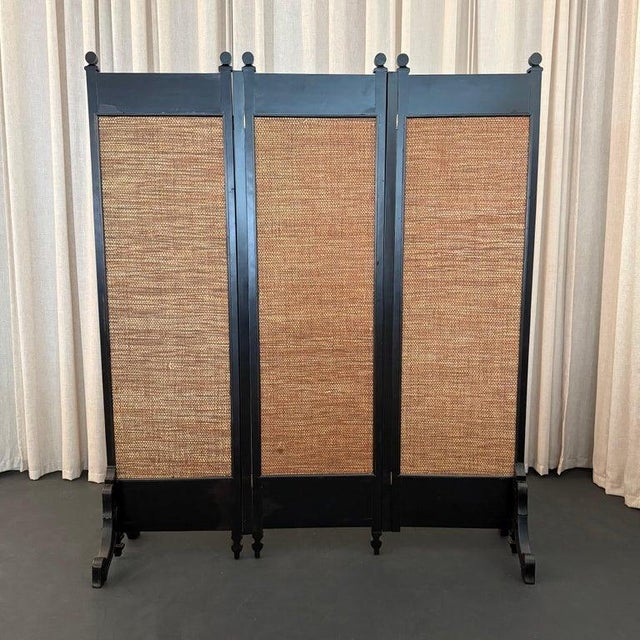 Antique Eastlake Trifold Standing Floor Mirror Room Divider For Sale - Image 12 of 15