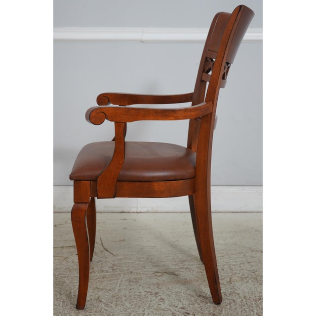 Neoclassical Set of 6 Stickley Mont Blanc Dining Room Chairs For Sale - Image 3 of 18