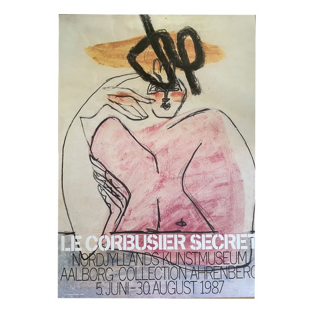 Secret Poster in the style of Le Corbusier, 2020 For Sale