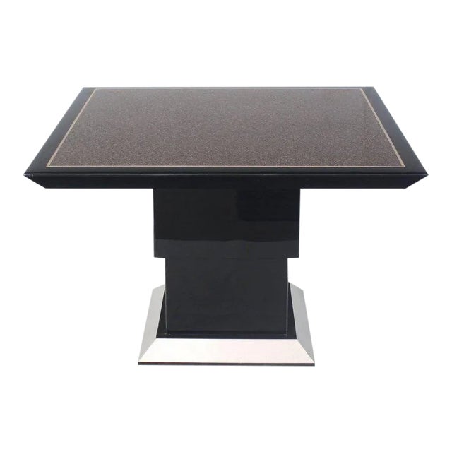 1990s Mid-Century Modern Remote Controlled Hi-Lo Adjustable Height Convertible Coffee/Dining Table For Sale - Image 13 of 13