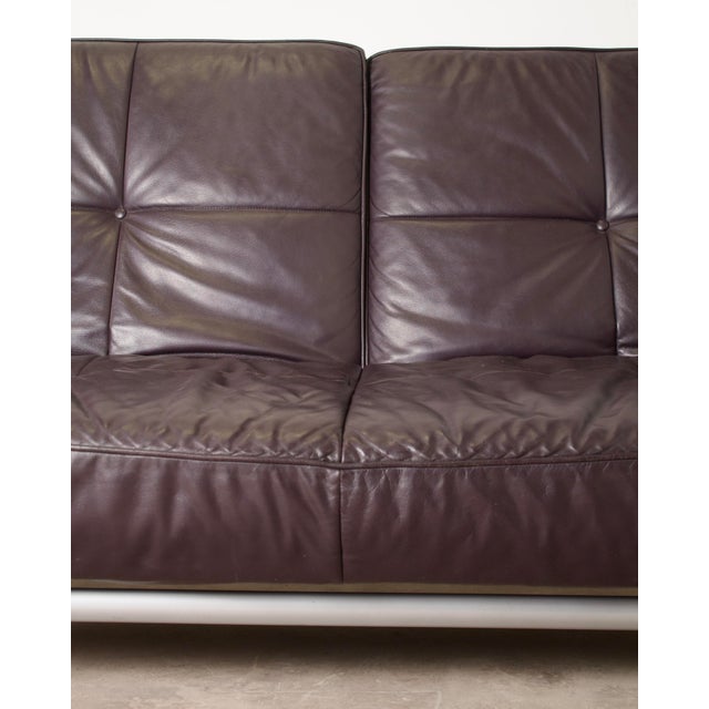 Vintage Leather Smala Sofa by Pascal Mourgue for Cinna, 2000 For Sale - Image 14 of 17