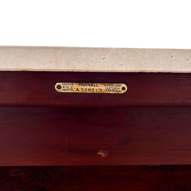 19th Century "High Class Biscuts" Mahogany Shop Display Cabinet by Parnall & Sons For Sale - Image 16 of 17