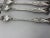 Metal Vintage Rogers 1847 Hollow Grape Pattern, Silverplate Cocktail Forks- Set of 12 For Sale - Image 7 of 13