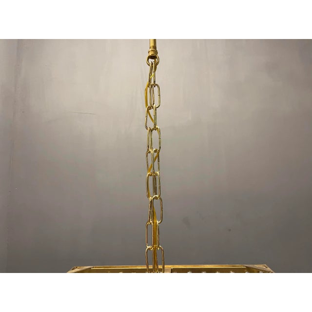 Large Italian Murano Glass Prism Triedri Chandelier Lamp For Sale - Image 11 of 12