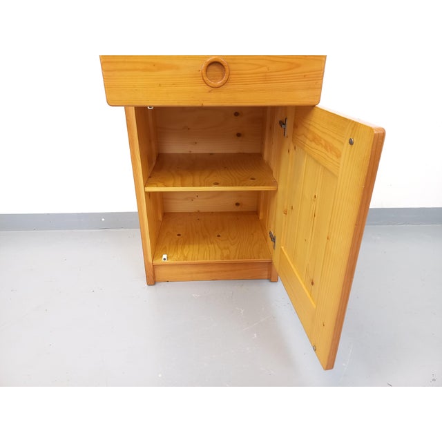 Tan Vintage Pine Storage Cabinet by Charlotte Perriand, 1960s For Sale - Image 8 of 18