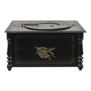 Hand Crank Organ Working with Discs from C Maffei E Figli, Late 19th Century For Sale