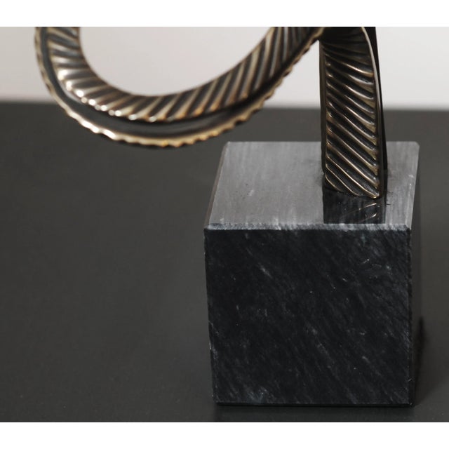 Signed Bob Bennett Bronze Abstract Modernist Sculpture of the Golden Gate Bridge For Sale In Salt Lake City - Image 6 of 12