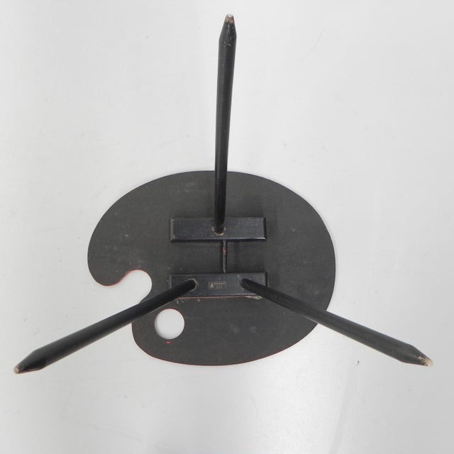 Painters Palette Side Table by Lucien De Roeck for Bois Manu, 1958 For Sale - Image 11 of 16