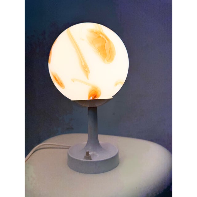 Space Age Spherical Table Lamp, 1970s For Sale - Image 6 of 9