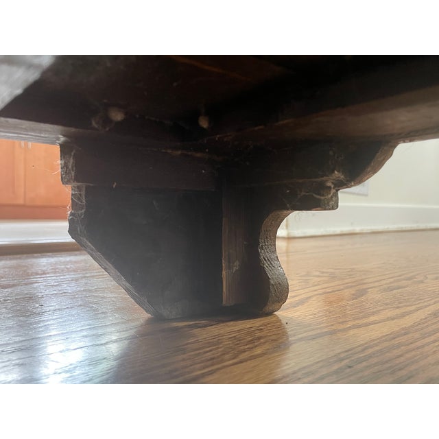 Chocolate Late 19th Century Antique Burl Walnut Writing Desk For Sale - Image 8 of 10