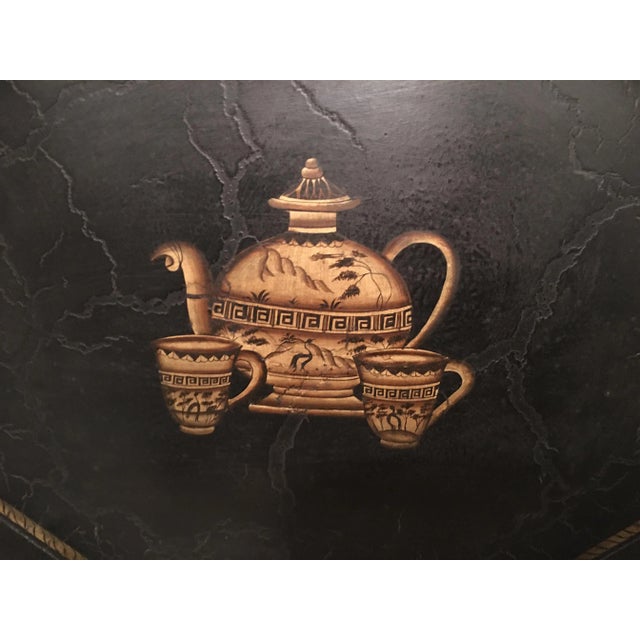 This Octagonal shape tole tray has a beautiful, classic hand painted motif by our skilled craftsmen. We have named this...