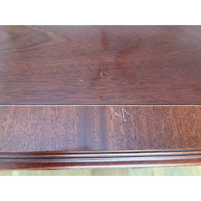Vintage Councill Craftsmen Mahogany Chippendale Fretwork Console Table For Sale - Image 11 of 11