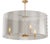 Trapenard Pendant Lamp in Brass and Stainless Steel by Marine Breynaert For Sale