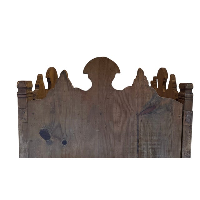 20th C. Latin American Confessional Chair in House of Hackney Velvet For Sale In Austin - Image 6 of 14