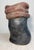 Red Vintage Handmade Studio Black Red Glaze Brutalist Art Pottery Vase Sculpture For Sale - Image 8 of 11