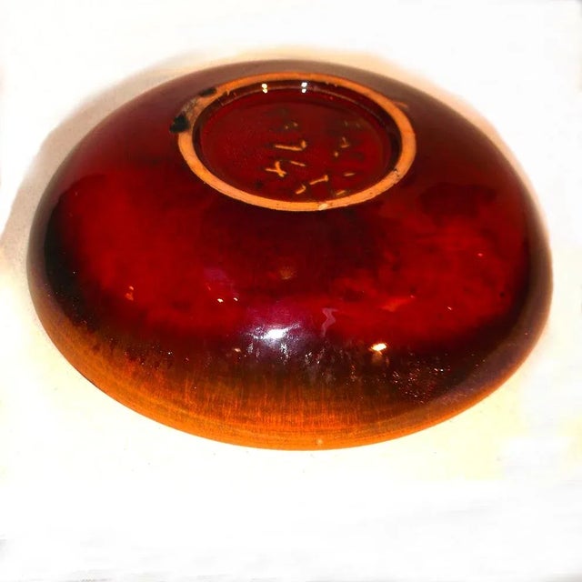 Vintage Italian Terracotta Bowl by Carlo Zauli for Faenza, 1974 For Sale - Image 3 of 15