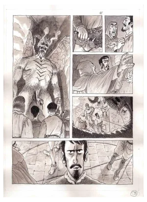Vincenzo Bizzarri, Il Diavolo Convocato, Comic Illustration, 2015