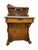 Late 19th Century 19th Century Davenport Desk With Drawers, Flip Top and Side Storage For Sale - Image 5 of 11