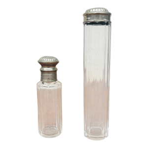 Pair of 1920s Art Deco Vanity Perfume Bottles