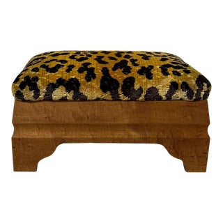 Scalamandre Austrian Biedermeier Stool For Sale