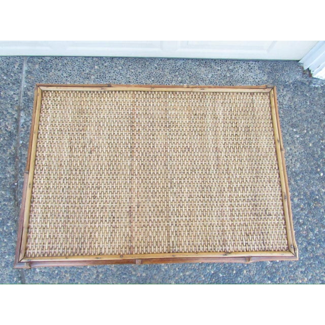 English Antique English Bamboo Table For Sale - Image 3 of 17