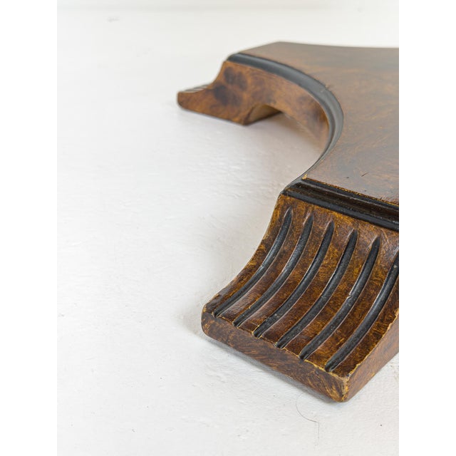 Swedish Grace, Scandinavian Art Deco, Gueridon Table, Swedish Center Table, Faux Burl, Burlwood Style, Scandinavian...