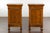 Early 19th Century 1800s Italian Walnut Bedside Cabinets with Giltwood Twisted Rope Motif, Pair For Sale - Image 5 of 12