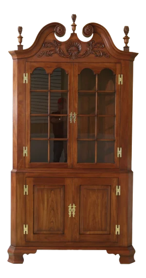 Henkel Harris Cherry Welford Corner China Cabinet