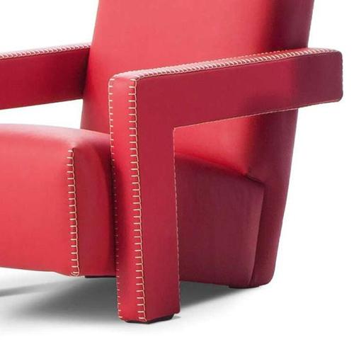 Not Yet Made - Made To Order Red Baby Utrecht Armchair by Gerrit Thomas Rietveld for Cassina For Sale - Image 5 of 9