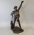 Victorian Elkington & Co. 32" Bronze Warrior King Statue Sculpture, C. 1860–1880 For Sale - Image 10 of 18