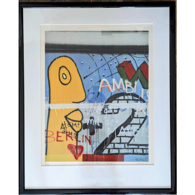 Peter Klasen, The Berlin Wall / Le Mur De Berlin / Atome, 1980, Lithograph, Framed For Sale - Image 9 of 9