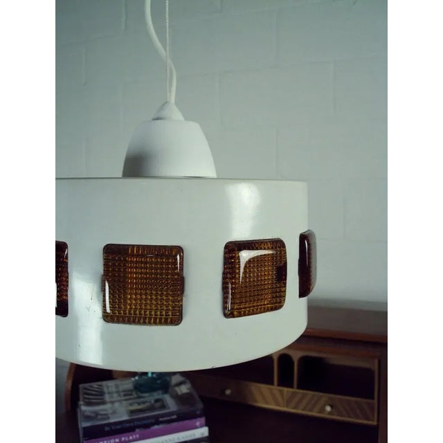 1950s Vintage Mid-Century Swedish Modern Pendant by Erik Höglund and Einar Backström For Sale - Image 5 of 8