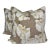 Raoul Textiles "Celeste" in Fog 22" Pillows-a Pair For Sale