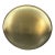 Rh Restoration Hardware Nuvola Round Mirror 48" Diameter | Polished Metal | Lightly Antiqued Mirror Finish For Sale