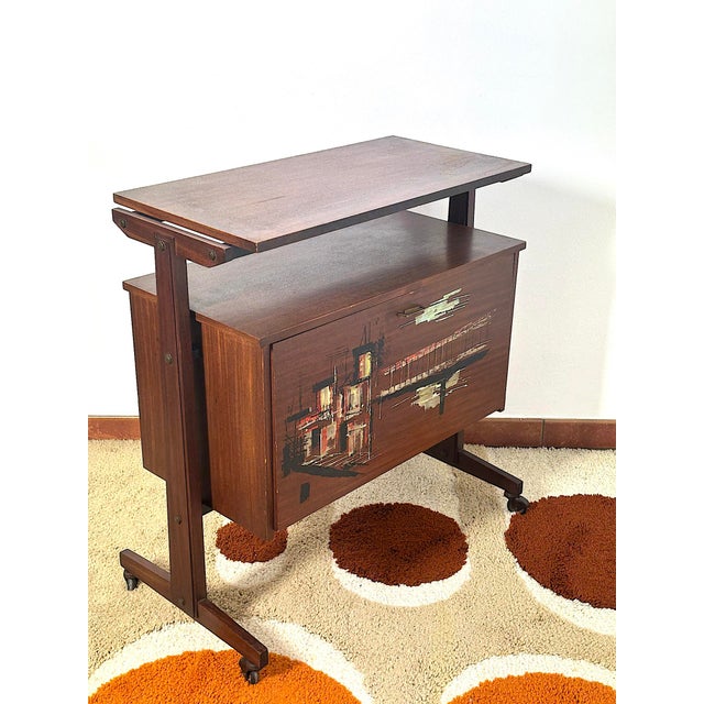 Vintage Mobile Bar Cart, Italy, 1960s For Sale - Image 14 of 14