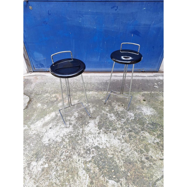 1980s Set of High Stools by George Coslin for Dada, 1980s For Sale - Image 5 of 13