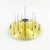 Gold Mid-Century Sputnik Murano Glass & Brass Flush Mount from Doria, Germany,1970s For Sale - Image 8 of 11