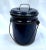 French Vintage French Enamel Lunch Pail For Sale - Image 3 of 10