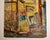 Abstract Vintage 1940s Cubist Abstract Cityscape Painting, Oil on Board, Unsigned For Sale - Image 3 of 4