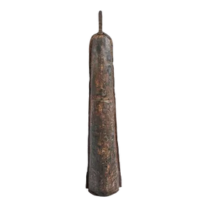 Vintage Mid 20th Century Chamba Iron Gong Nigeria