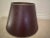 20th Century Stiffel Burgundy Leather Lamp Shade "Mint" Condition For Sale - Image 12 of 12