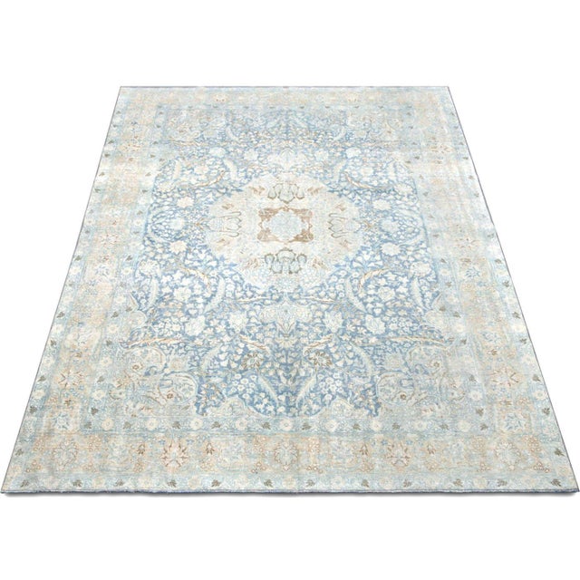1940s 1940s Persian Tabriz Rug For Sale - Image 5 of 6