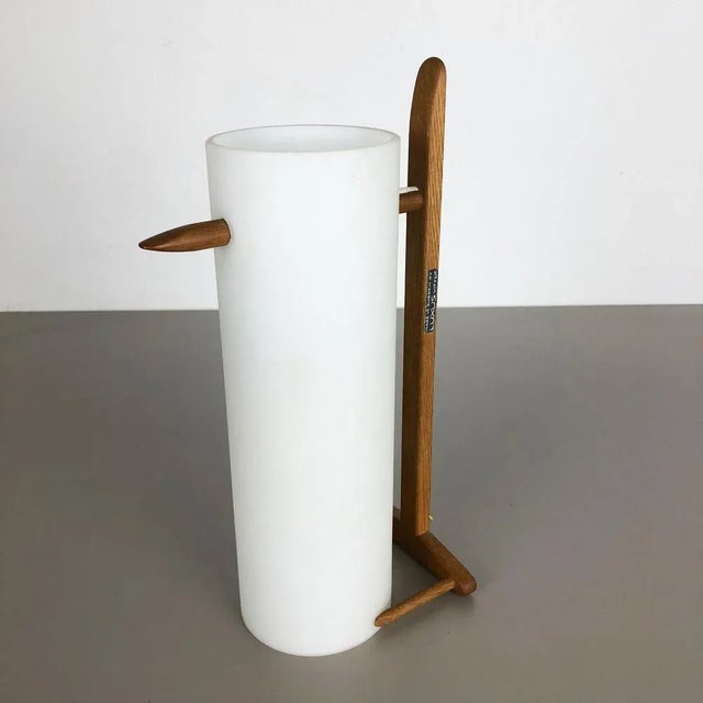 Teak and Glass Wall Sconce by Uno & Östen Kristiansson for Luxus, Sweden For Sale - Image 17 of 18