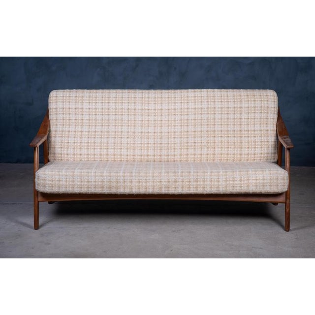 1960s Teak Sofa attributed to H. Brockmann-Petersen for Randers Møbelfabrik, 1960s For Sale - Image 5 of 11
