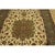 1940s Ivory Medallion Antique Persian Tabriz Rug 4' 10'' X 7' 9'' Handknotted Wool Carpet For Sale In New York - Image 6 of 7