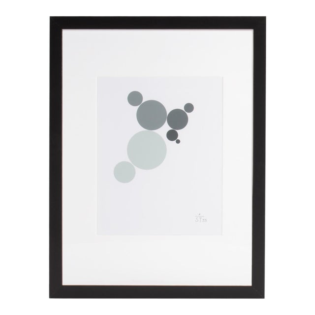 1995 “Konstruktion and Intuition” Serigraph Print by Anton Stankowski For Sale