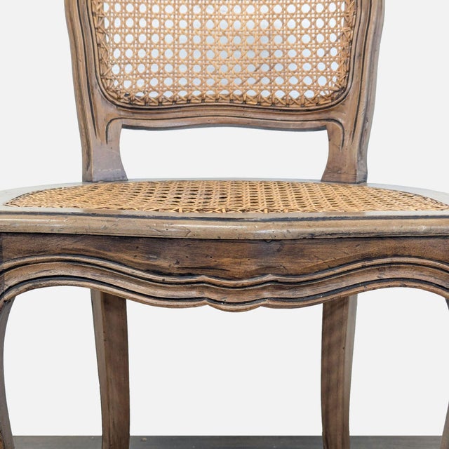 Vintage French Provencial Dining Side Chair For Sale In San Francisco - Image 6 of 9