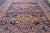 Early 20th Century Antique Caucasian Sumac Rug in Varying Colors of Orange and Blue For Sale In Atlanta - Image 6 of 12