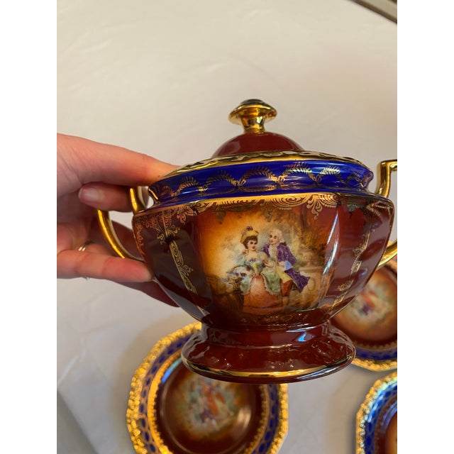 Ceramic 1930s Complete Rosenthal “Maria” Porcelain Tea Service – Selb Germany – 29 Pieces For Sale - Image 7 of 15